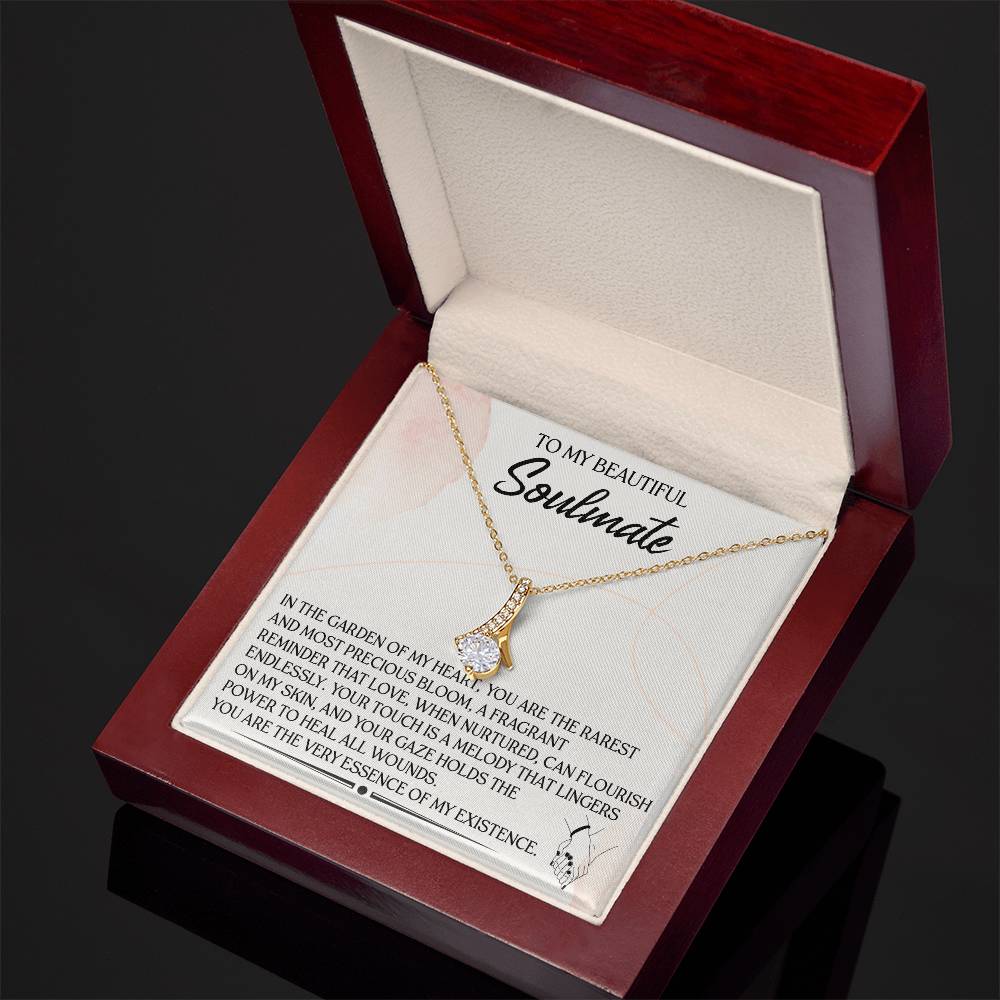 To My Beautiful Soulmate Necklace Alluring Beauty Necklace