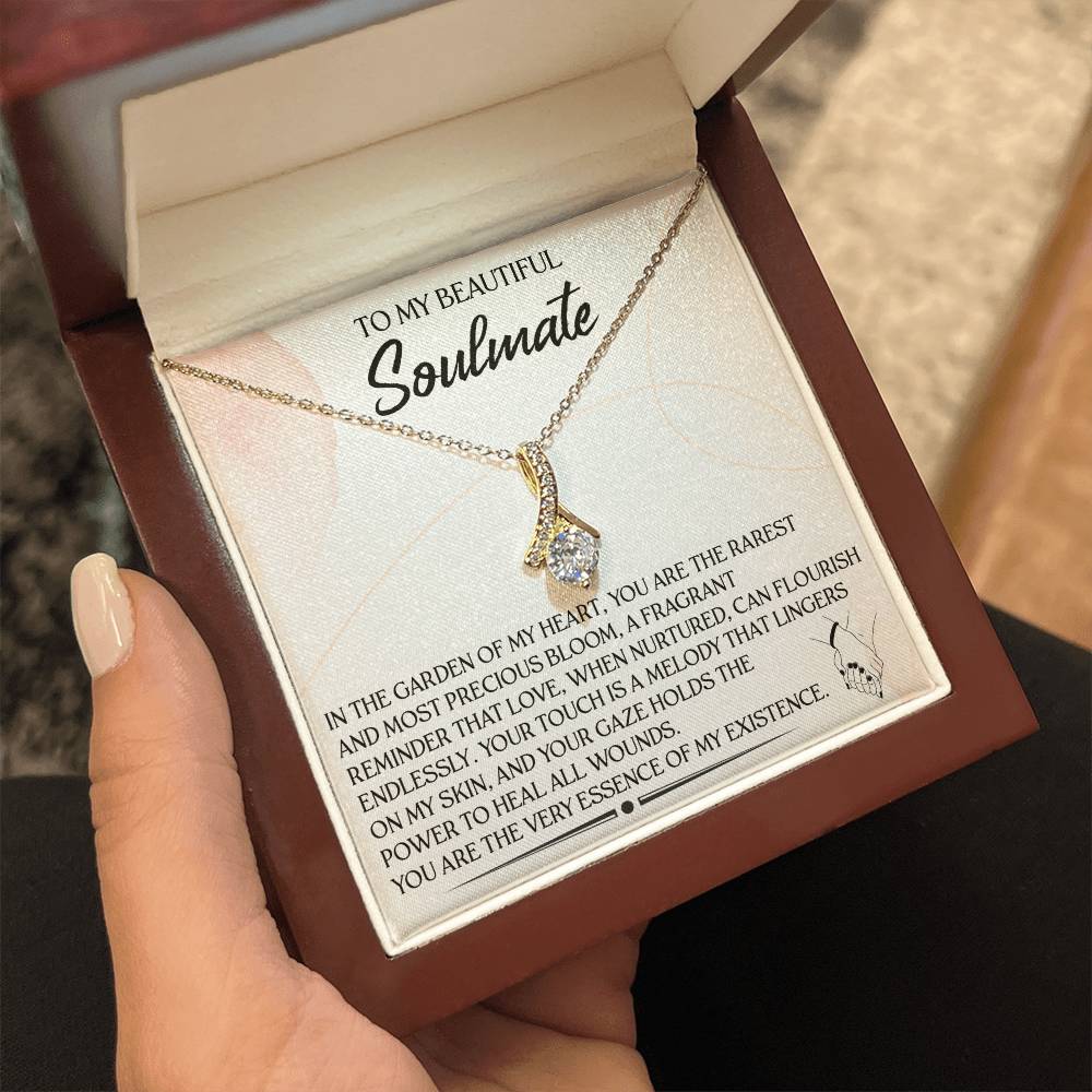 To My Beautiful Soulmate Necklace Alluring Beauty Necklace