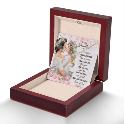 To my Daughter You are braver than you believe Necklace