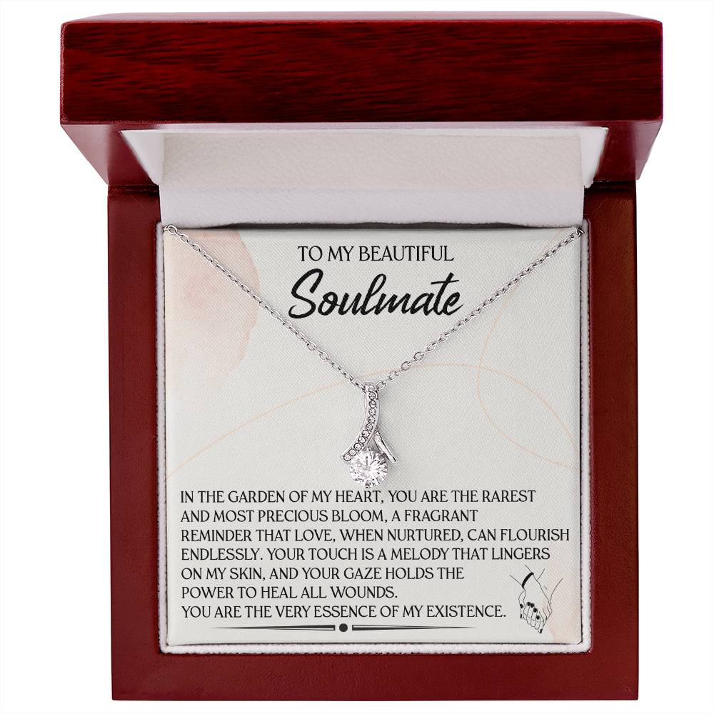 To My Beautiful Soulmate Necklace Alluring Beauty Necklace