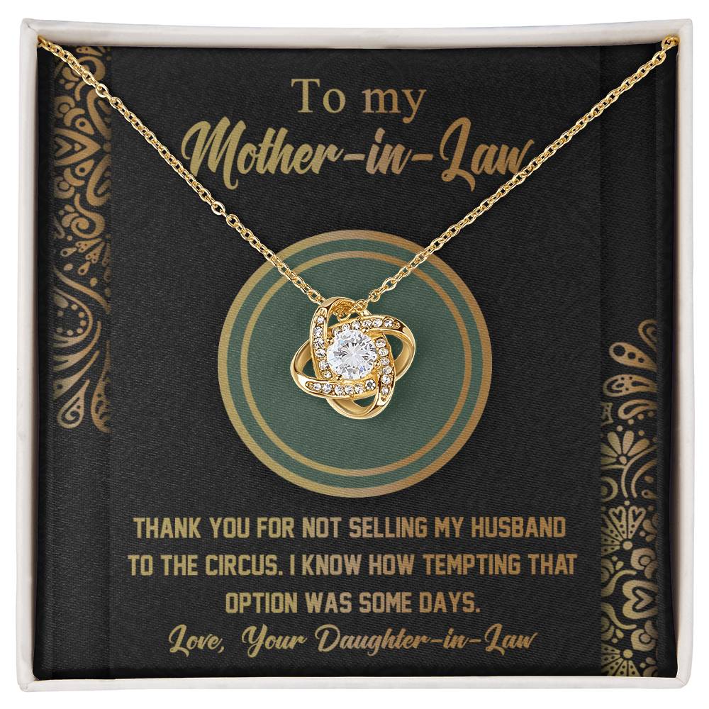 Mother-In-Law Thank You Necklace