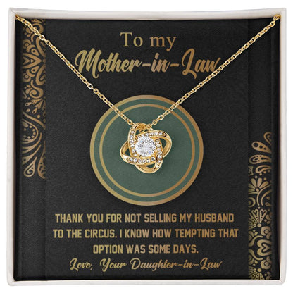 Mother-In-Law Thank You Necklace