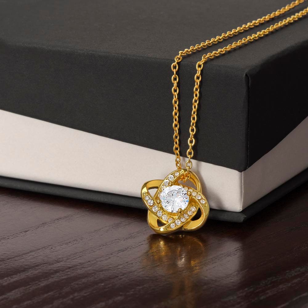 To my wonderful Daughter | Love Knot Necklace