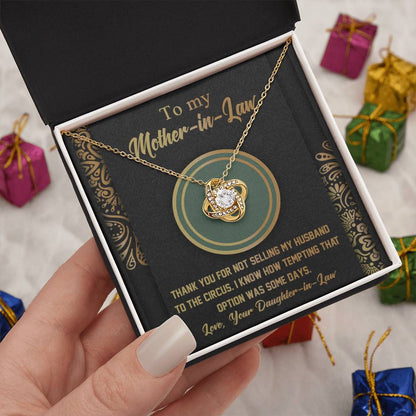 Mother-In-Law Thank You Necklace