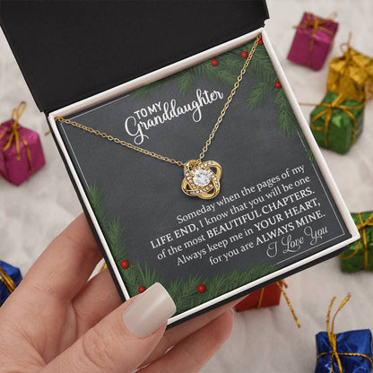 To My Granddaughter Always Mine Necklace