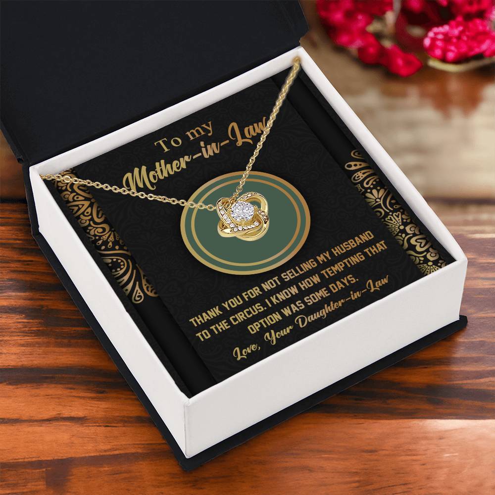 Mother-In-Law Thank You Necklace