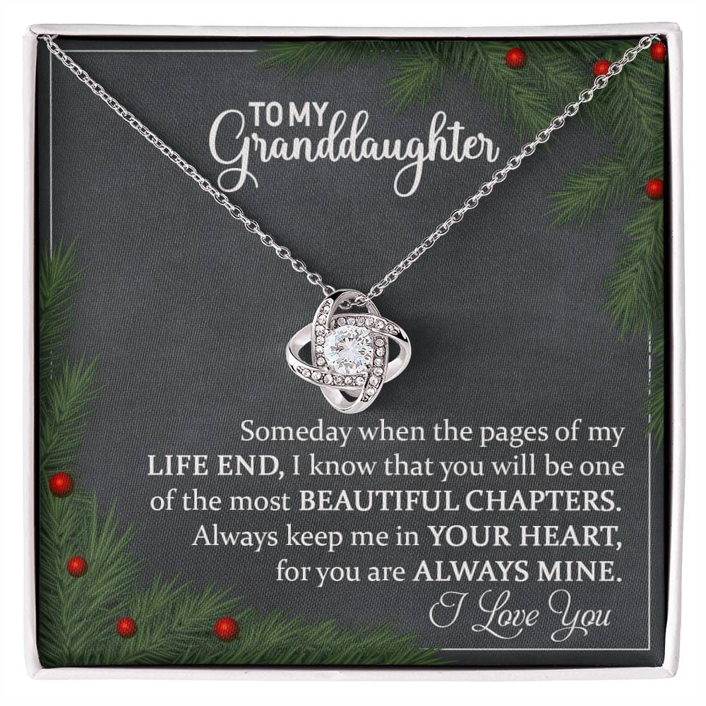 To My Granddaughter Always Mine Necklace