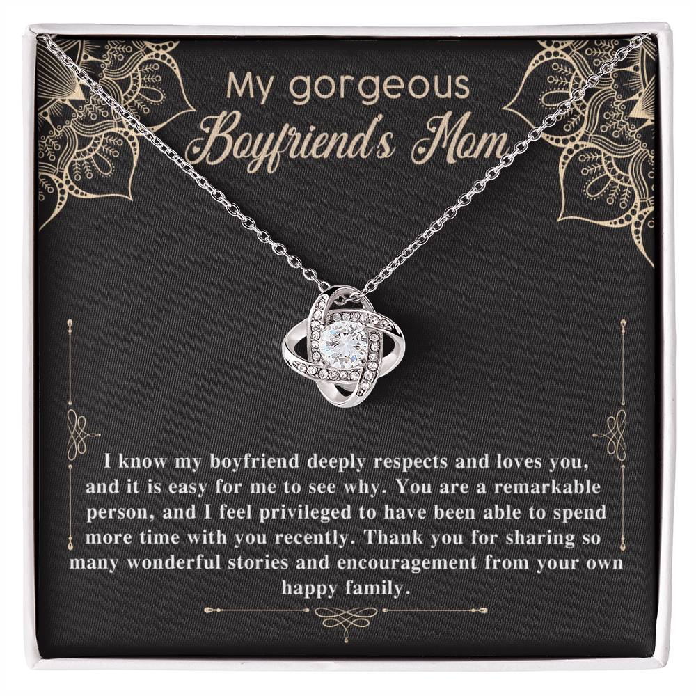 To My Gorgeous Boyfriend's Mom Necklace