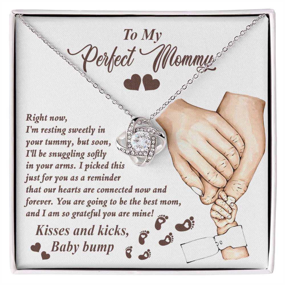 To My perfect Mommy To Be Necklace