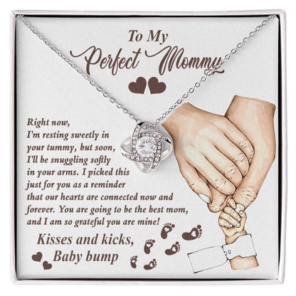 To My perfect Mommy To Be Necklace