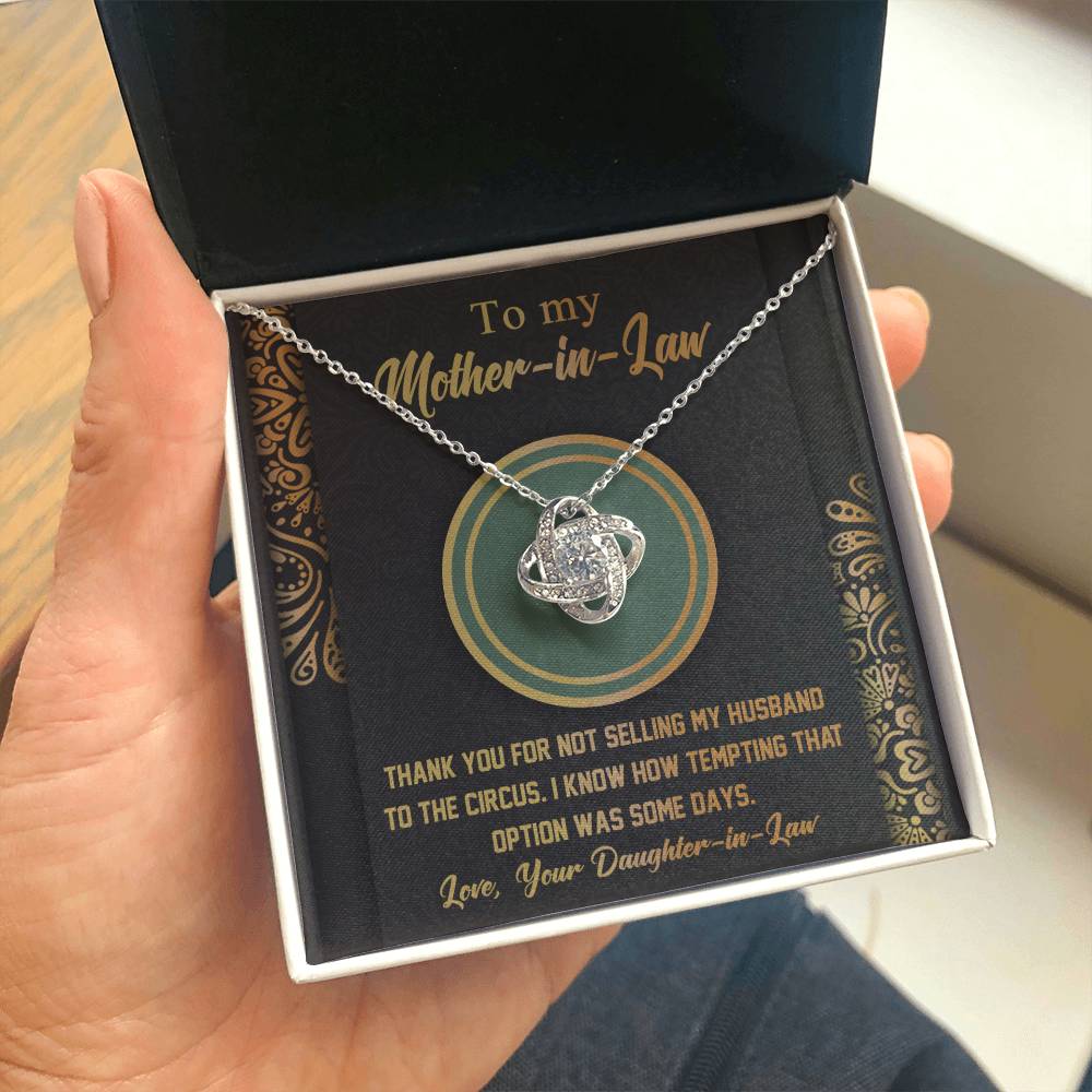 Mother-In-Law Thank You Necklace