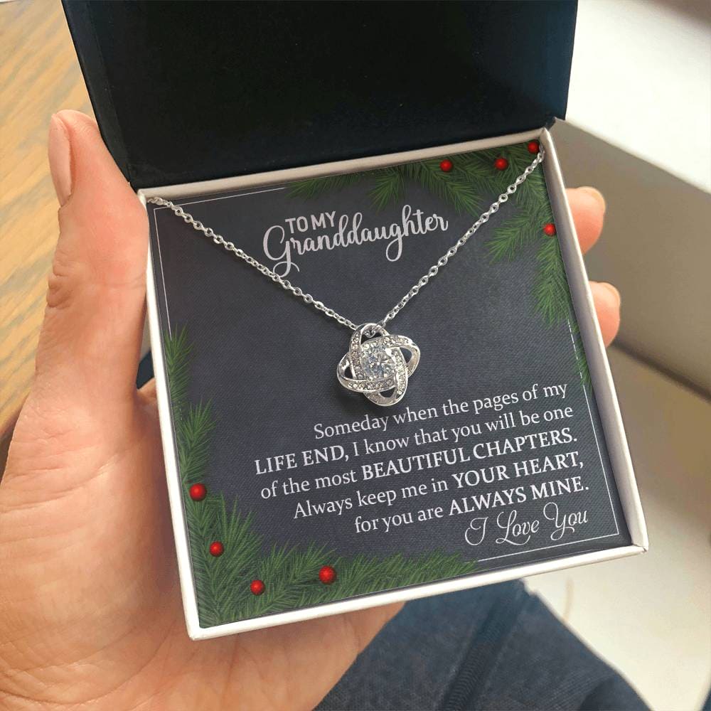To My Granddaughter Always Mine Necklace
