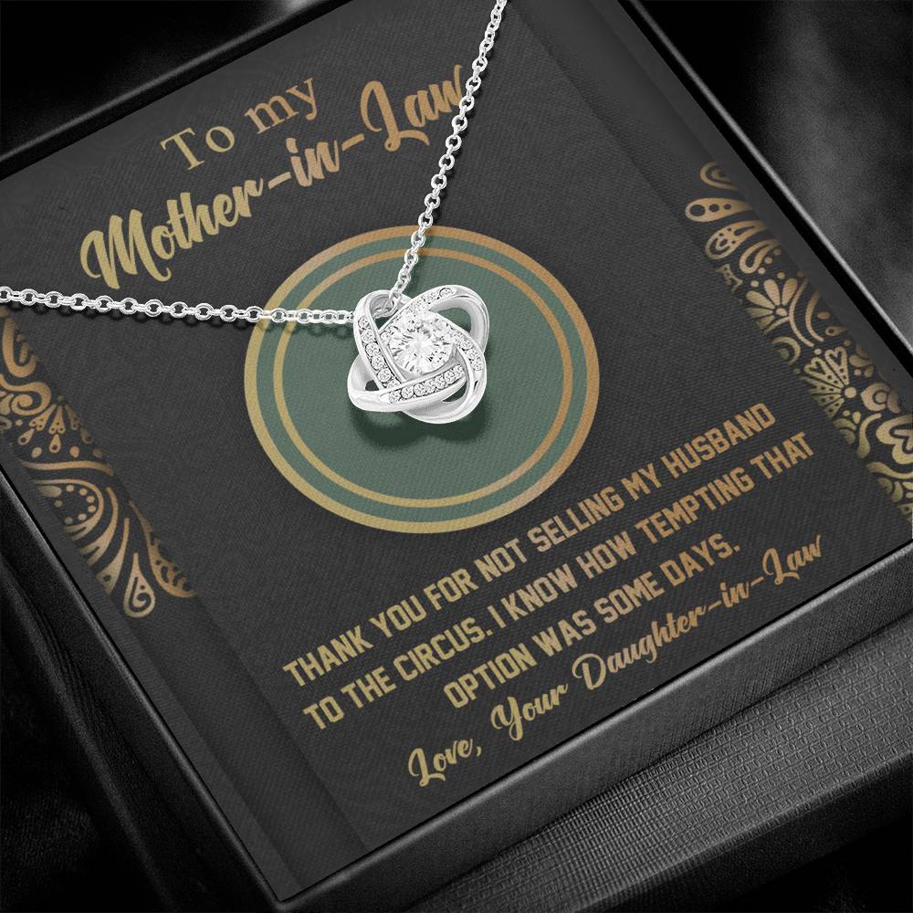 Mother-In-Law Thank You Necklace