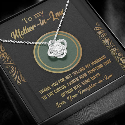 Mother-In-Law Thank You Necklace