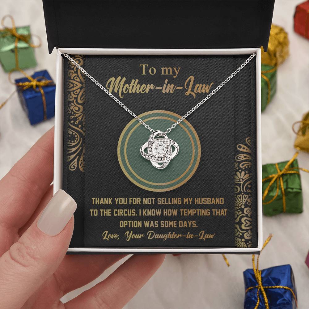 Mother-In-Law Thank You Necklace