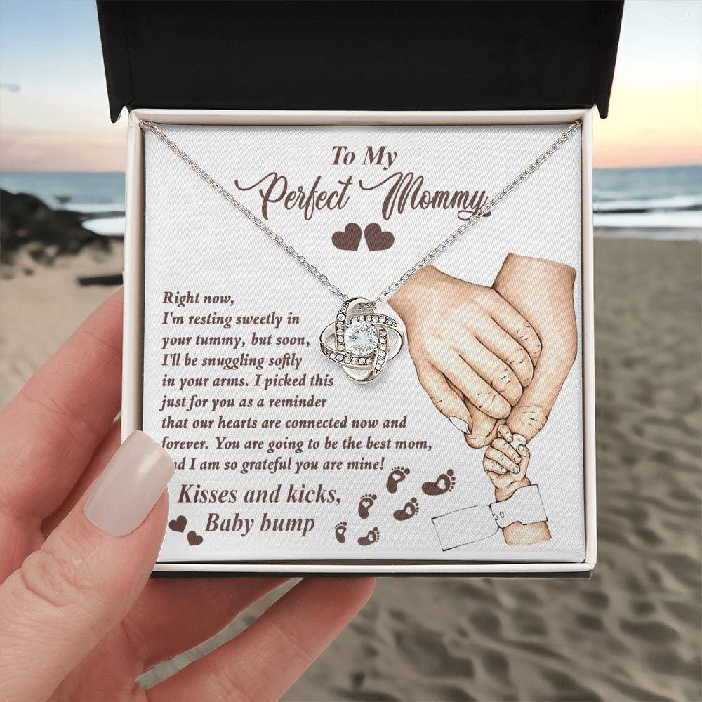 To My perfect Mommy To Be Necklace