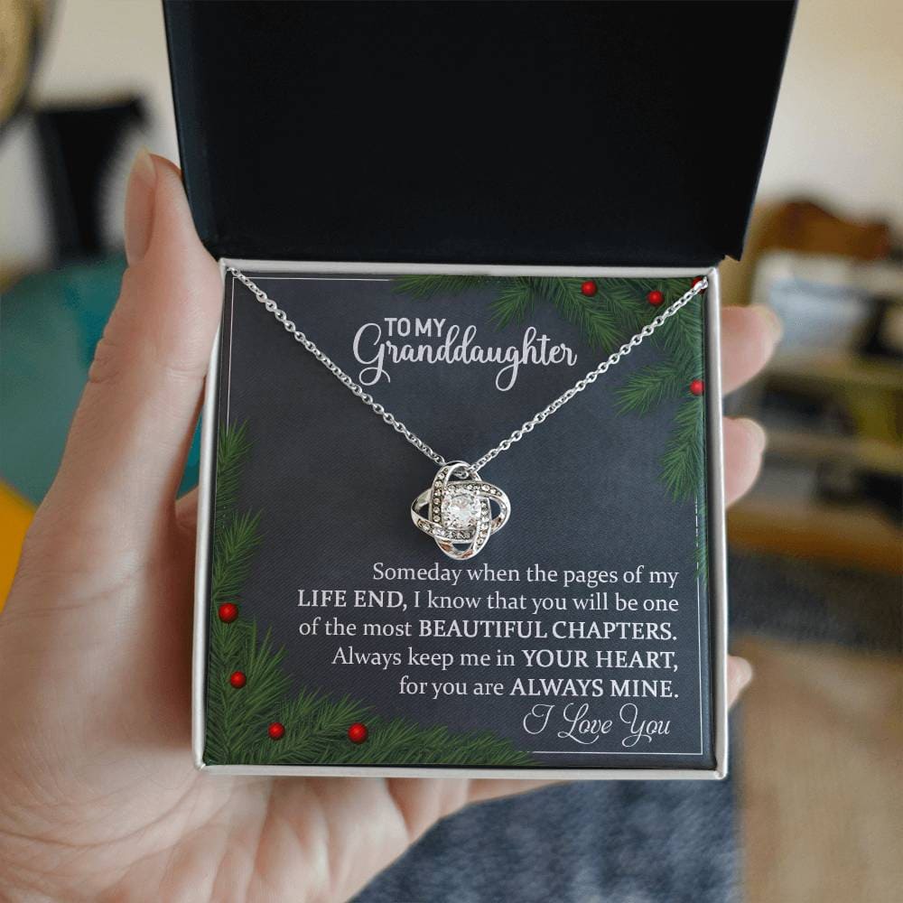 To My Granddaughter Always Mine Necklace