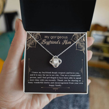 To My Gorgeous Boyfriend's Mom Necklace