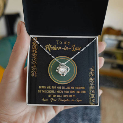 Mother-In-Law Thank You Necklace