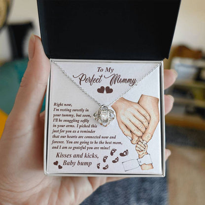 To My perfect Mommy To Be Necklace