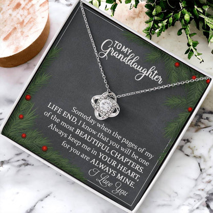 To My Granddaughter Always Mine Necklace