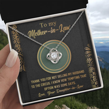Mother-In-Law Thank You Necklace