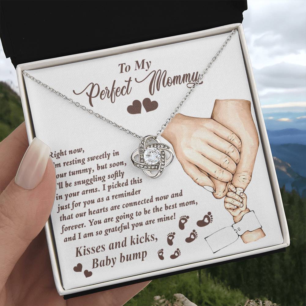To My perfect Mommy To Be Necklace