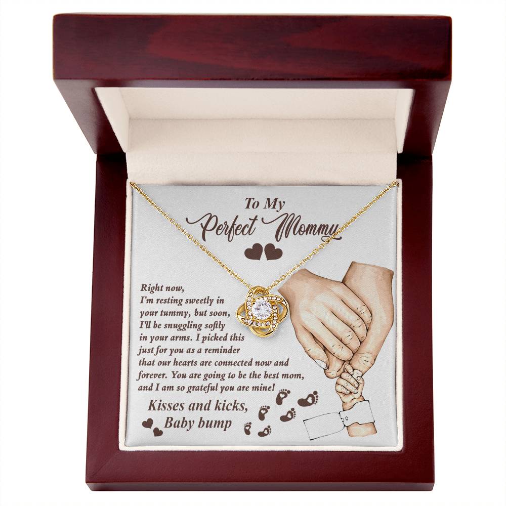 To My perfect Mommy To Be Necklace