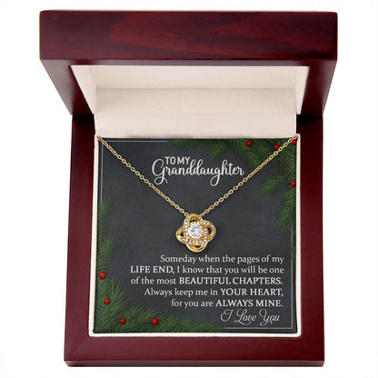 To My Granddaughter Always Mine Necklace
