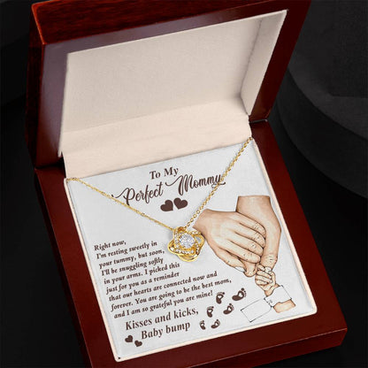 To My perfect Mommy To Be Necklace
