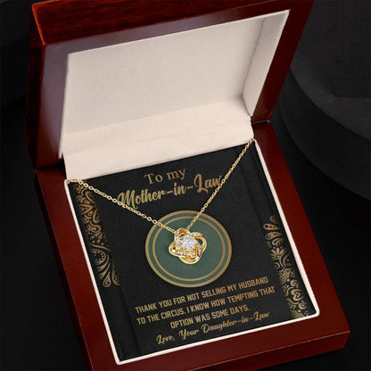 Mother-In-Law Thank You Necklace