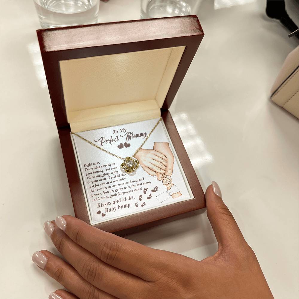 To My perfect Mommy To Be Necklace