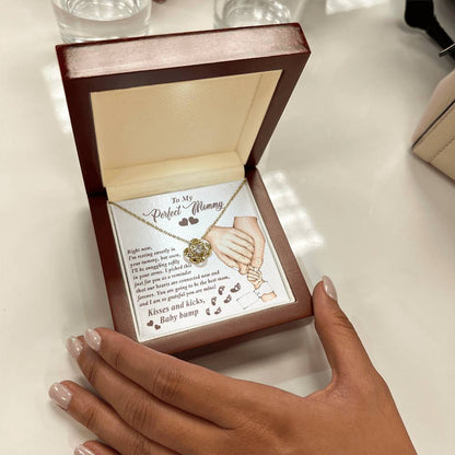 To My perfect Mommy To Be Necklace