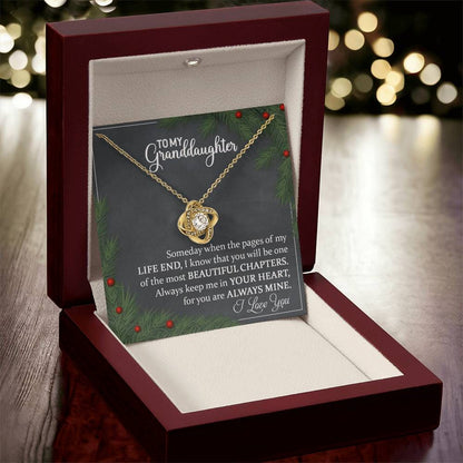 To My Granddaughter Always Mine Necklace