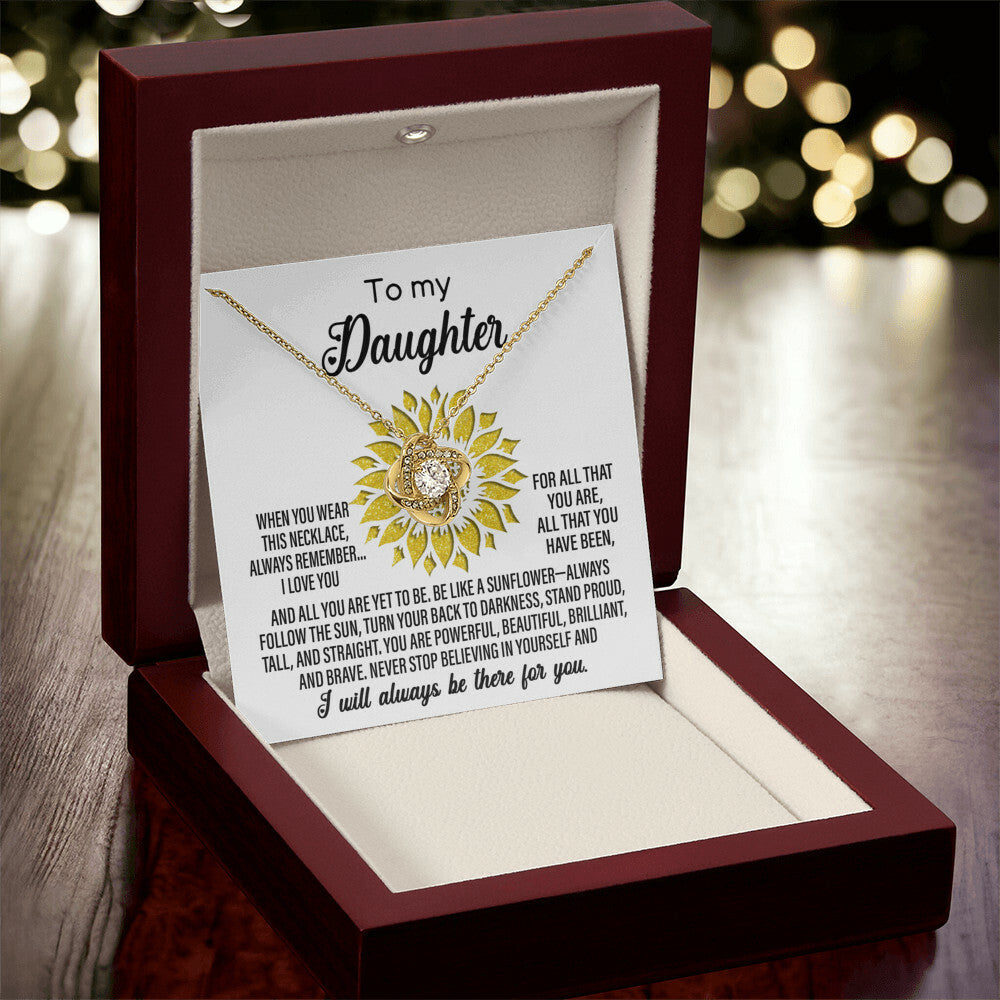 A Sunflower Daughter Necklace