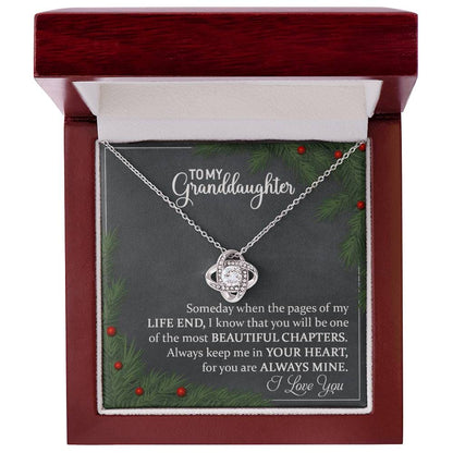 To My Granddaughter Always Mine Necklace