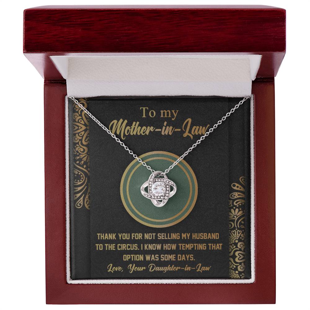 Mother-In-Law Thank You Necklace