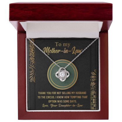 Mother-In-Law Thank You Necklace