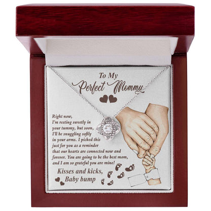 To My perfect Mommy To Be Necklace