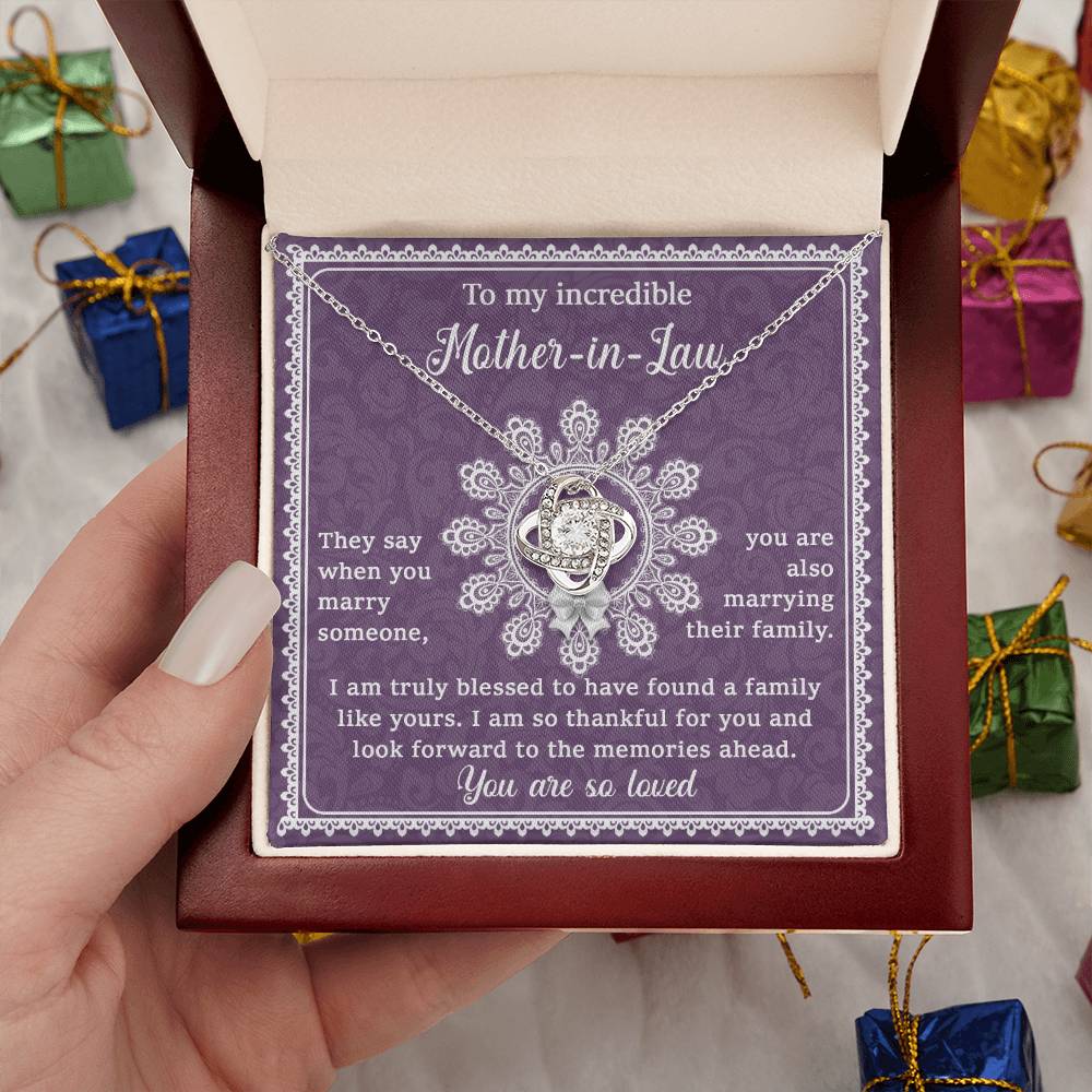 To my incredible Mother-in-Law Necklace