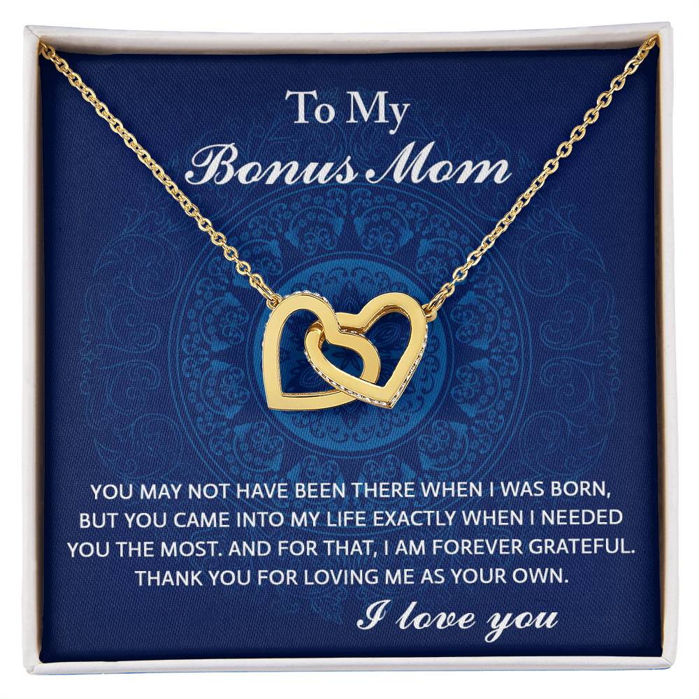 Bonus Mom-I Needed You Double Heart Necklace