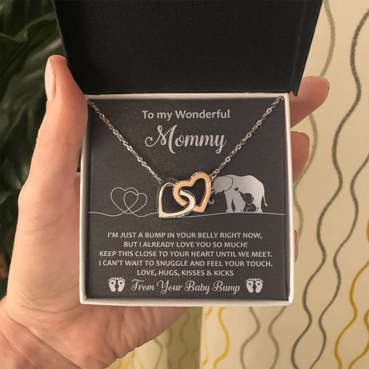 Mama To Be - Until We Meet Double Heart Necklace