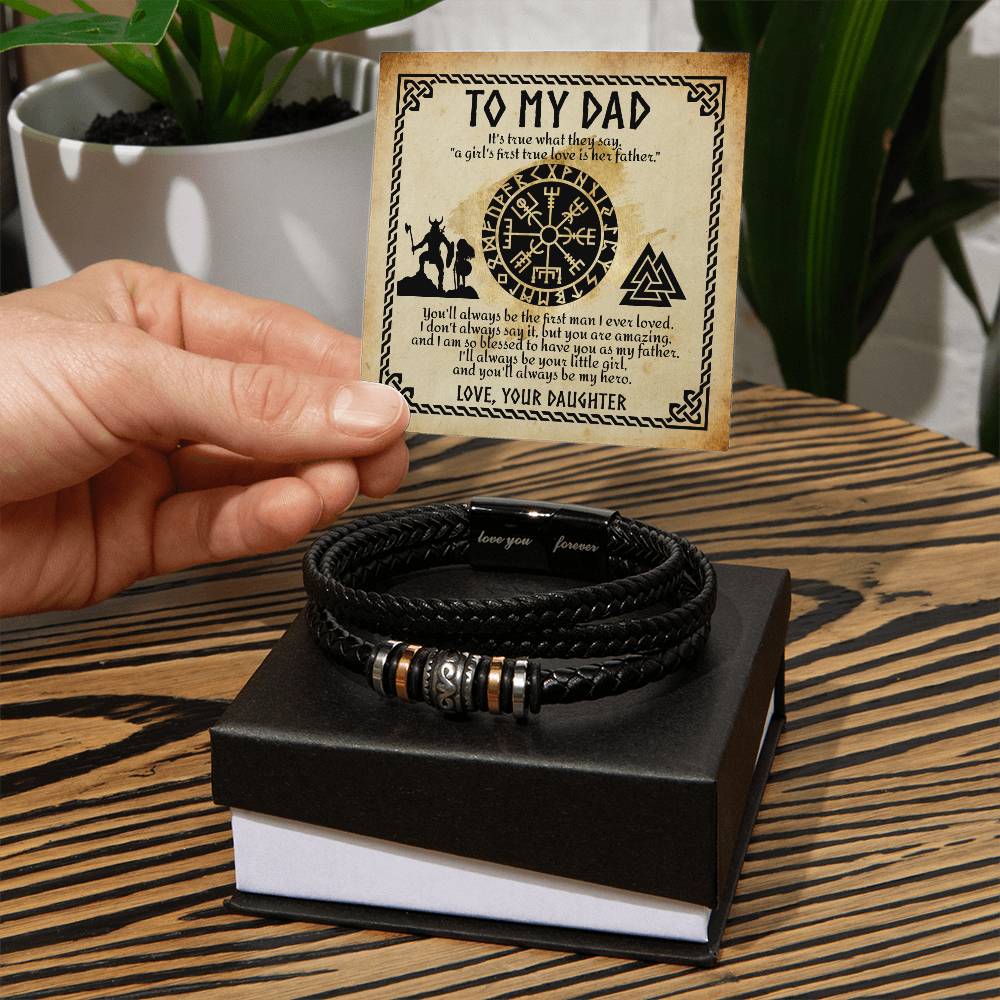 To My Dad, Always Be My Hero: Bracelet