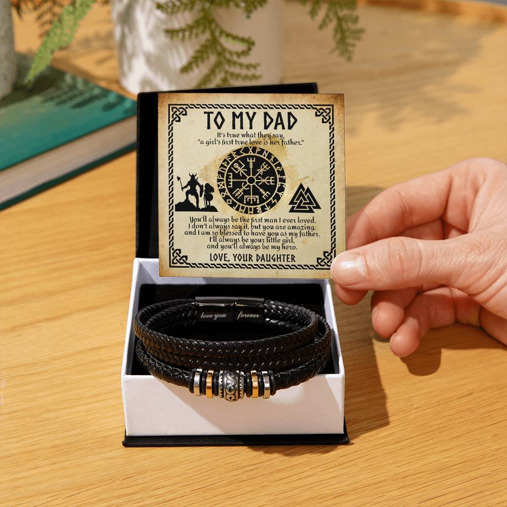 To My Dad, Always Be My Hero: Bracelet