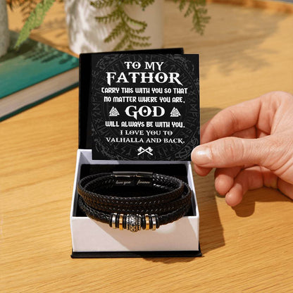 Dad-Be With You-Bracelet Men's "Love You Forever" Bracelet