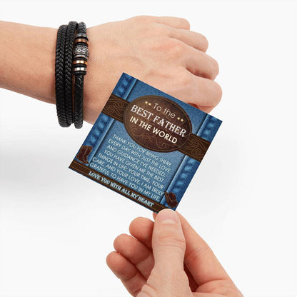 Dad-All My Heart-Bracelet Men's "Love You Forever" Bracelet