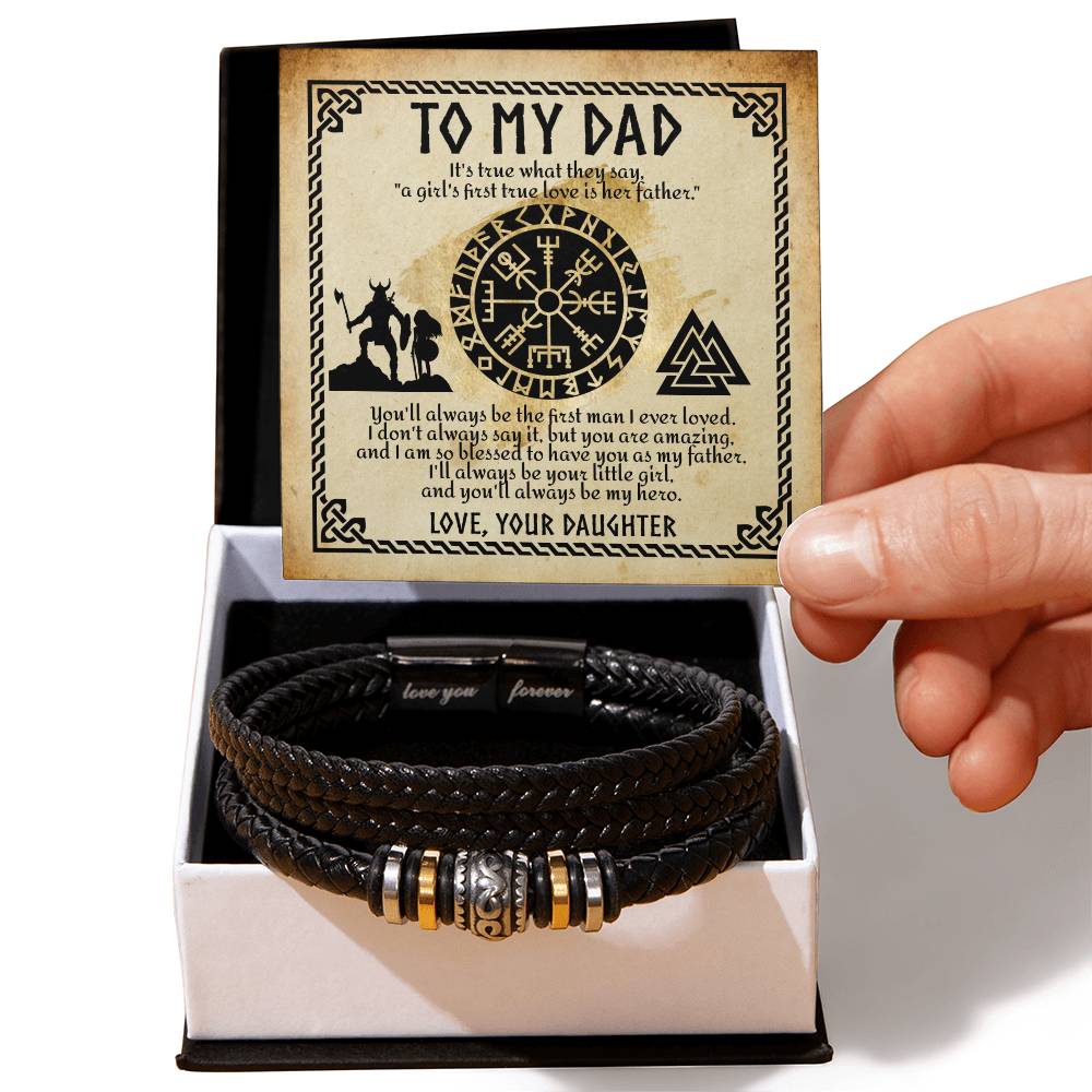 To My Dad, Always Be My Hero: Bracelet