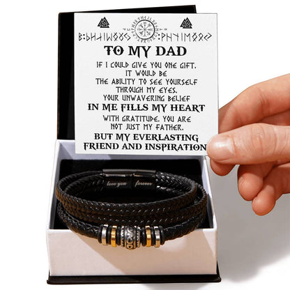 To My Dad, Thank You Bracelet