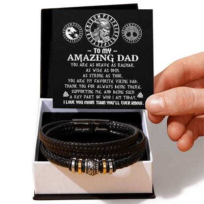 To My Amazing Dad Bracelet