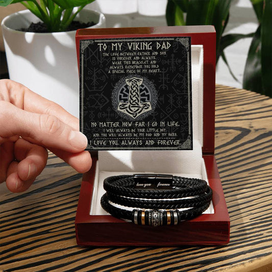 Dad-Father And Son-Bracelet Men's "Love You Forever" Bracelet